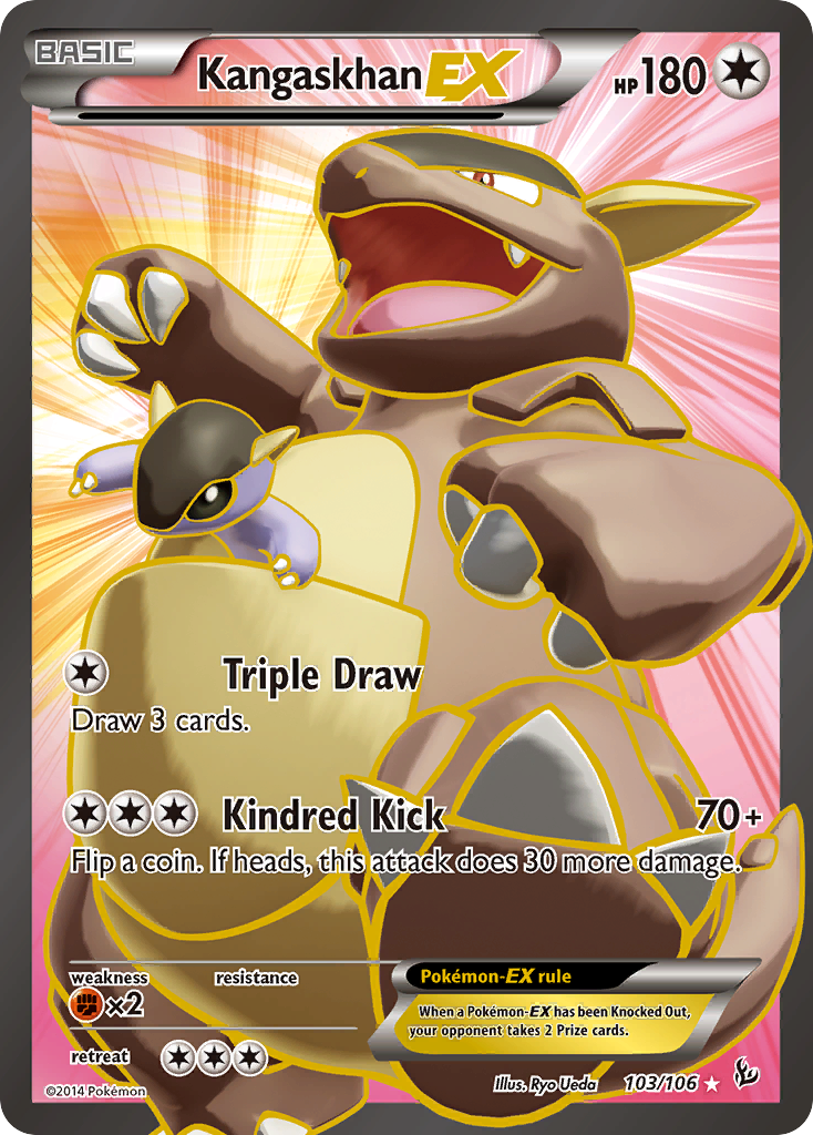 Flashfire Kangaskhan EX #103/106